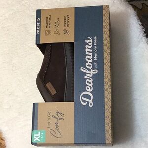 Dearfoams Mens 13/14 Indoor/Outdoor Breathable Memory Foam Clog House Slipper